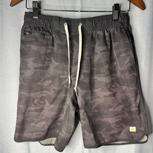 Vuori Black Camouflage Shorts